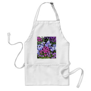 Lila Frühlingsblüten Schürze
