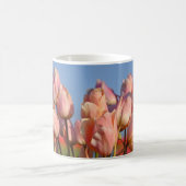 Lila Frühlingtulis Kaffeetasse (Mittel)