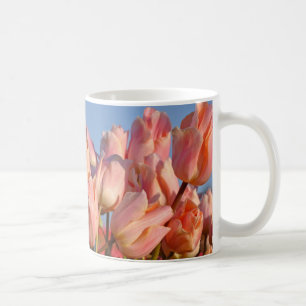 Lila Frühlingtulis Kaffeetasse