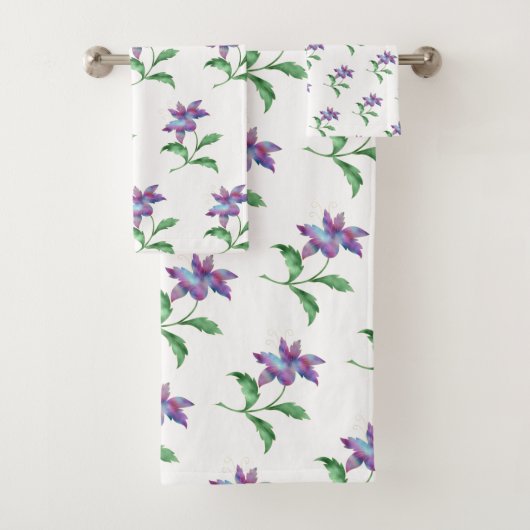 LILA FRÜHSTÜCK BADEZIMMER TOWEL SET (Insitu)