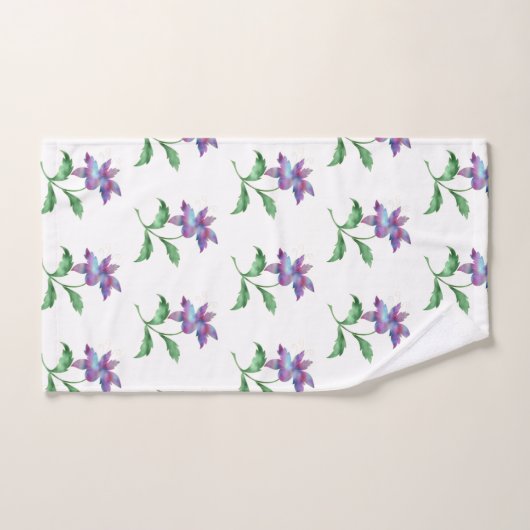 LILA FRÜHSTÜCK BADEZIMMER TOWEL SET (Handtuch)