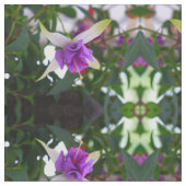 Lila Fuchsia-Blume Stoff (Nahaufnahme)