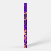 Lila Fuchsia-Blütenstaube Samsung Galaxy Hülle (Rechte Seite)