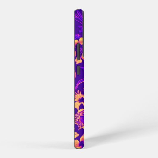 Lila Fuchsia-Blütenstaube Samsung Galaxy Hülle (Rechte Seite)