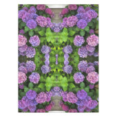 Lila & Fuchsia Hydrangea Kaleidoskop Tableclout Tischdecke (Vorderseite)