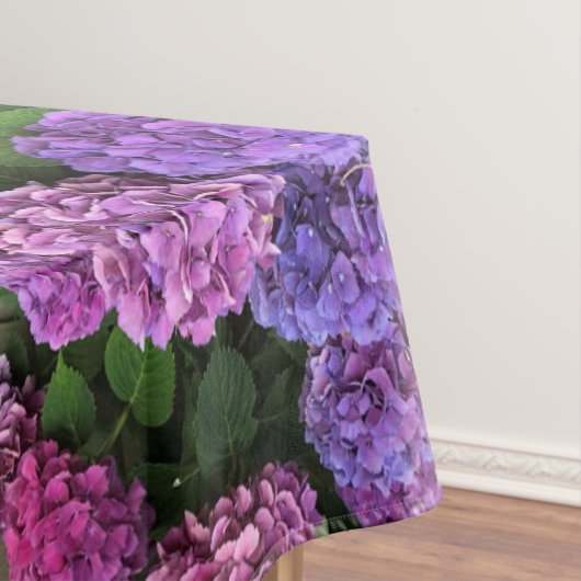 Lila & Fuchsia Hydrangea Kaleidoskop Tableclout Tischdecke (Beispiel)