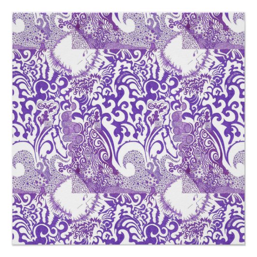 Lila Funk Poster (Vorderseite)