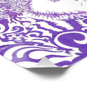 Lila Funk Poster (Ecke)