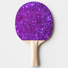 Lila funkelnd bezauberndes Glittery Girly Tischtennis Schläger