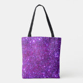 Lila funkelnd Girly niedliche Prinzessin Glittery Tasche (Rückseite)