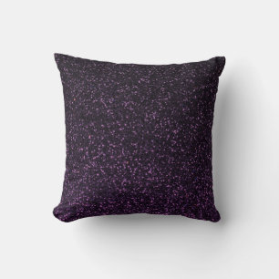 Lila funkelnd Glitzer Kissen