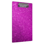 Lila Funkelnd Glitzer Klemmbrett (Rechts)