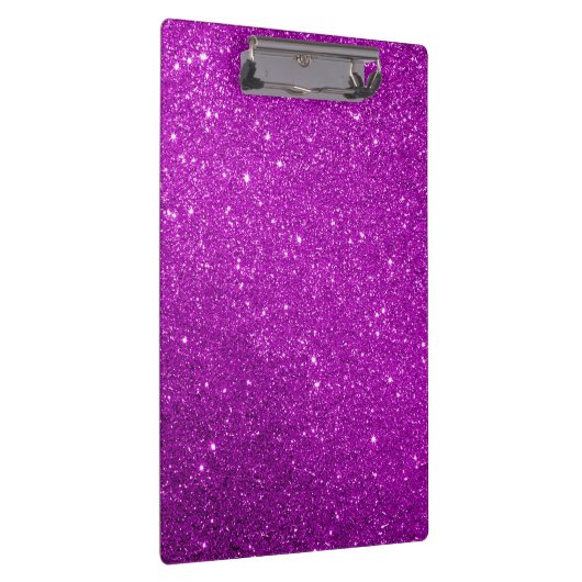 Lila Funkelnd Glitzer Klemmbrett (Rechts)