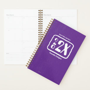 Lila Funky Class Year Planner Planer