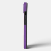 Lila Funny Cartoon Eggplant Case-Mate iPhone Hülle (Rückseite / Links)