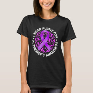 Lila für Alzheimer Awareness Lila Ribb T-Shirt