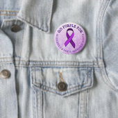 Lila für Alzheimer & Brain Awareness Month Button (Beispiel)