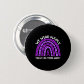 Lila für das Cornelia De Lange Syndrom Awarene Button (Vorne & Hinten)