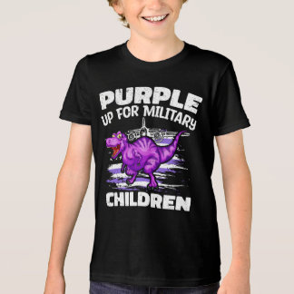 Lila für den Monat des Militärs für militärische K Tri-Blend Shirt