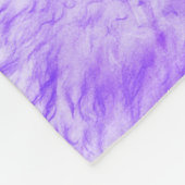 Lila Fur Frenzy Fleecedecke (Ecke)