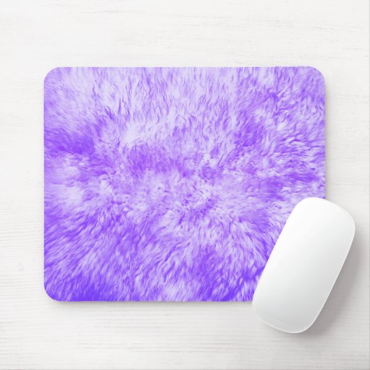 Lila Fur Frenzy Mousepad (Mit Mouse)