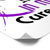 Lila für jemanden, den ich brauche Lupus Poster (Ecke)