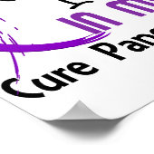 Lila für jemanden, den ich pankreatischen Krebs br Poster (Ecke)