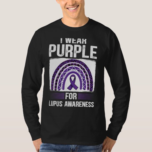Lila für Lupus Awareness Support Lupus Aw T-Shirt (Vorderseite)