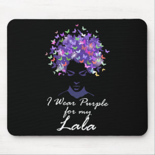 Lila für meine Lala Mama Support Alzheimerheime Mousepad