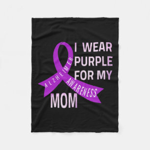 Lila für meine Mama Alzheimerheimer's Disease A Fleecedecke