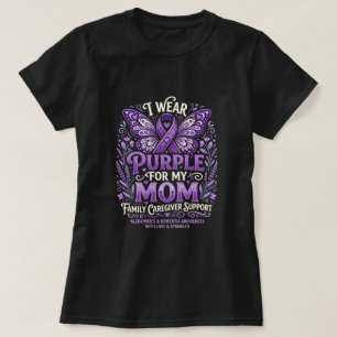 Lila für meine Mutter Alzheimer-Bewusstseinsmonat  T-Shirt