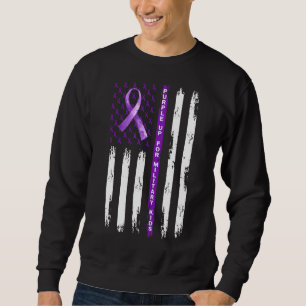 Lila für militärische Kinder im Monat des 20. Jahr Sweatshirt