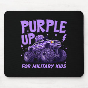 Lila für militärische Kinder Monat militärischer K Mousepad