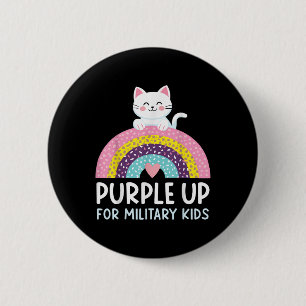 Lila für militärische Kinder Monat Militärkind R Button