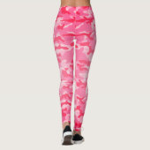 Lila für militärische Kinder Pink Camouflage Leggings (Rückseite)