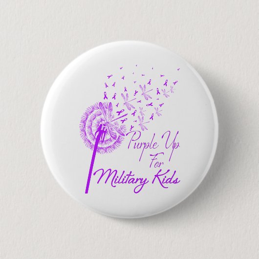 Lila für Militärkidleuchter - Monat Button (Vorderseite)