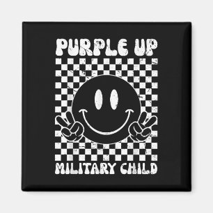Lila für Militärkinder aus Groovy, Militärkind Magnet