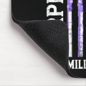 Lila für Militärkinder - Monat Mousepad (Ecke)