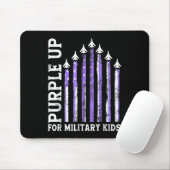 Lila für Militärkinder - Monat Mousepad (Mit Mouse)