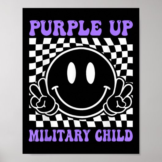 Lila für Militärkinder Poster (Vorne)