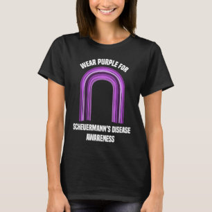 Lila für Scheuermanns-Krankheit T-Shirt
