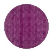 Lila Fushia Carbon Fibre Print Schneidebrett (Vorderseite)