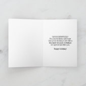 Lila Fußballsport 15. Geburtstagskarte Karte (Innenseite)