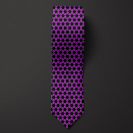 Lila Futbol Soccer Ball-Muster Krawatte
