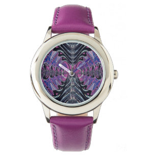 Lila Galaxie Armbanduhr