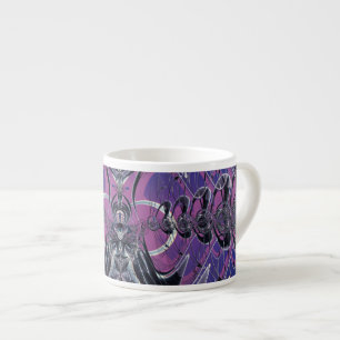 Lila Galaxie Espressotasse