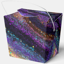 Lila Galaxie Geschenkschachtel