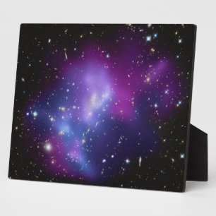 Lila Galaxie Himmelsfoto Fotoplatte
