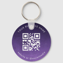 Lila Galaxie - Ihre kundenspezifische QR-Code-Prüf