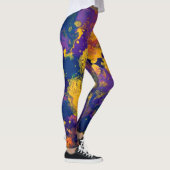 Lila Galaxie II Leggings (Rechts)